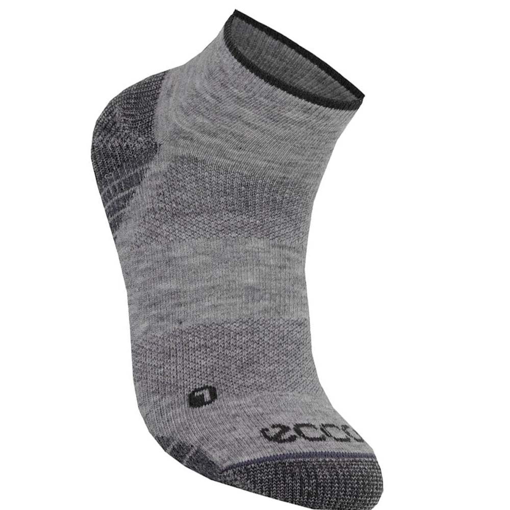 Women\'s Ecco Golf Ankle Socks Socks Silver / Grey | USA 425RVD